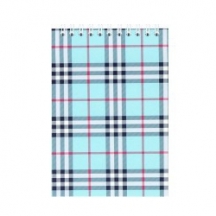 Блокнот А6 верхняя спираль, 50 л, картонная обложка, клетка